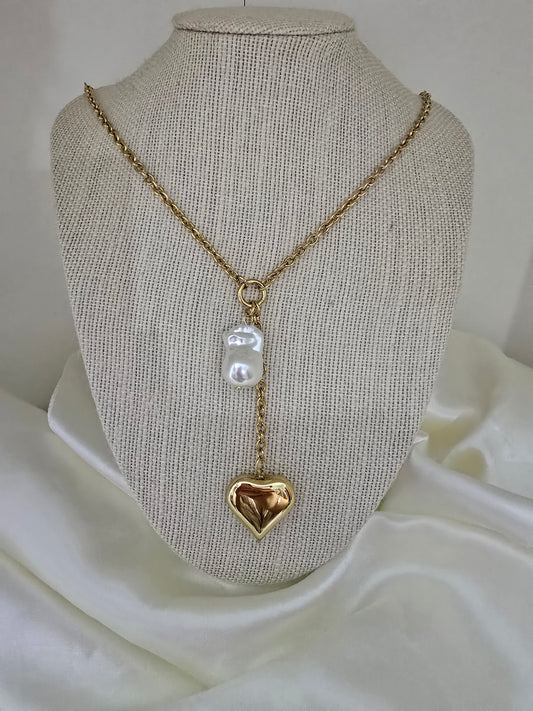 Corazón de Perla Necklace