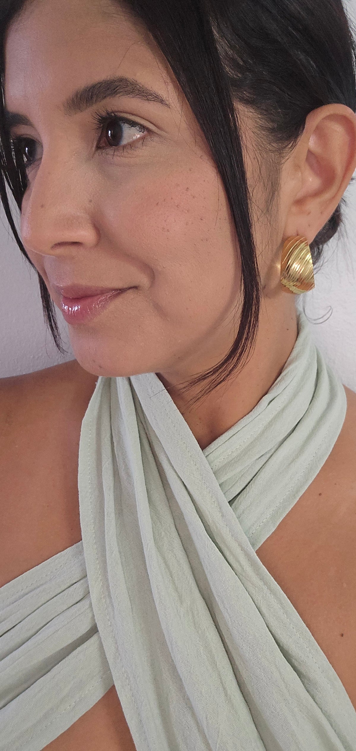 Arpa Huggie Earrings
