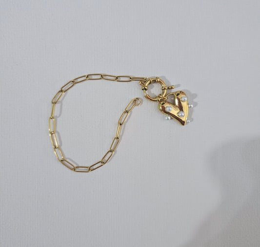 Corazón de perla Bracelet